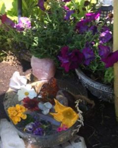 The beginning of lots of crystals and flower symbols